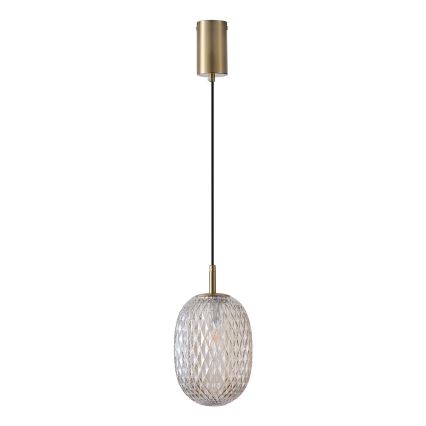 Candeeiro suspenso 1xE14/25W/230V transparente diâmetro 15 cm