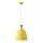 Candeeiro suspenso 1xE27/15W/230V amarelo diâmetro 23 cm