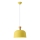 Candeeiro suspenso 1xE27/15W/230V amarelo