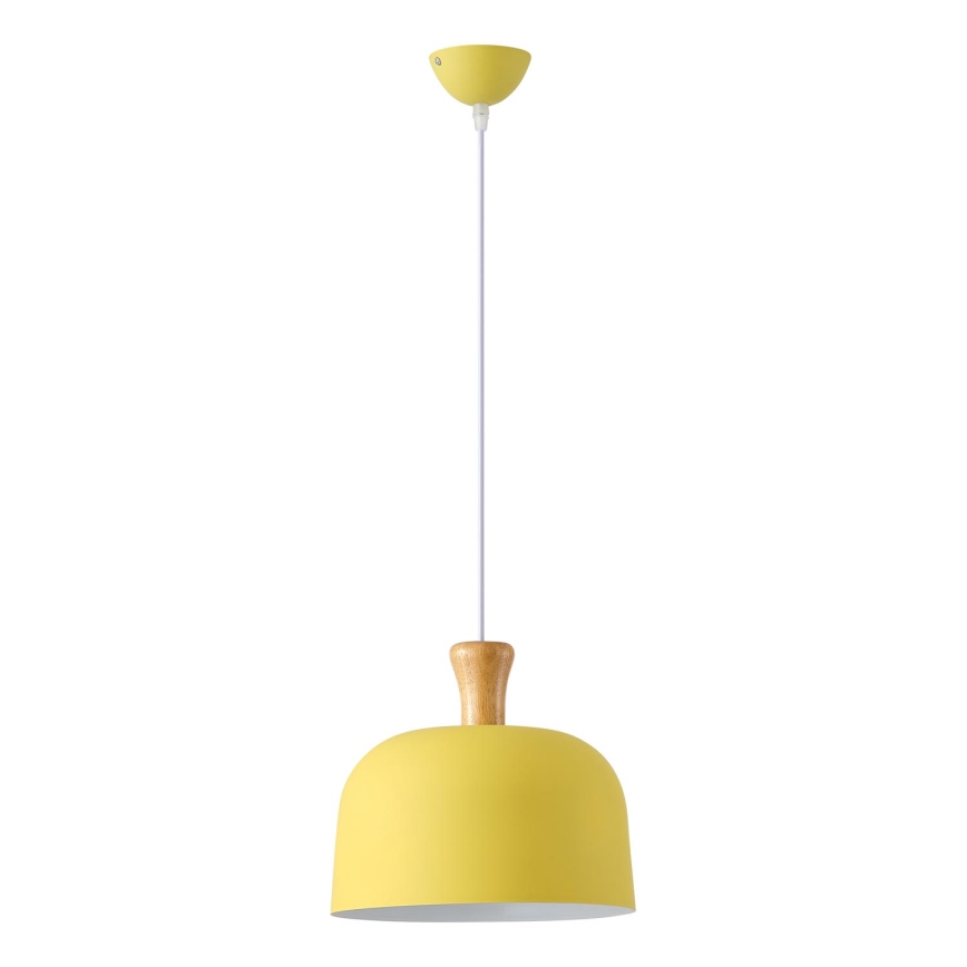 Candeeiro suspenso 1xE27/15W/230V amarelo
