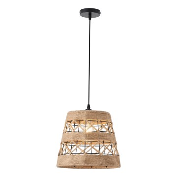 Candeeiro suspenso 1xE27/15W/230V bege