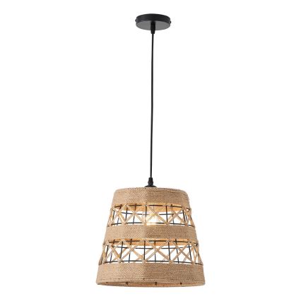 Candeeiro suspenso 1xE27/15W/230V bege