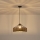 Candeeiro suspenso 1xE27/15W/230V bege