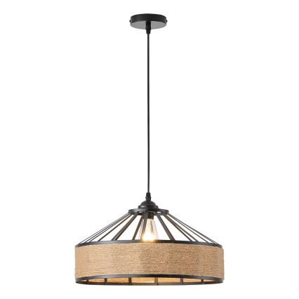 Candeeiro suspenso 1xE27/15W/230V bege
