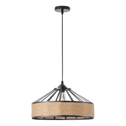 Candeeiro suspenso 1xE27/15W/230V bege
