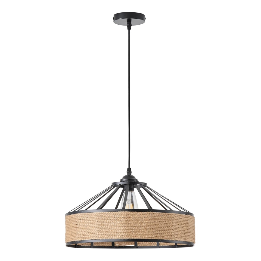 Candeeiro suspenso 1xE27/15W/230V bege