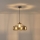 Candeeiro suspenso 1xE27/15W/230V bege