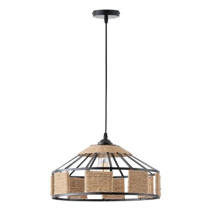 Candeeiro suspenso 1xE27/15W/230V bege
