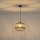 Candeeiro suspenso 1xE27/15W/230V bege