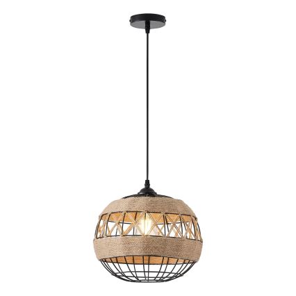 Candeeiro suspenso 1xE27/15W/230V bege