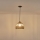 Candeeiro suspenso 1xE27/15W/230V bege