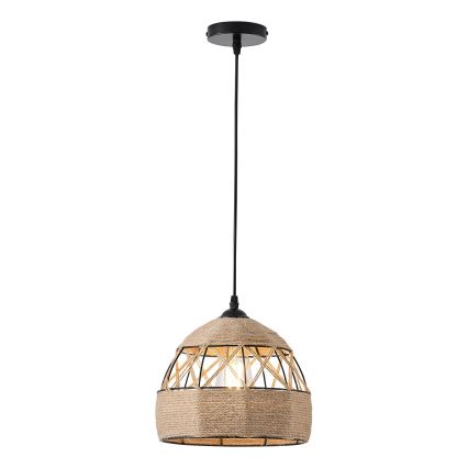Candeeiro suspenso 1xE27/15W/230V bege