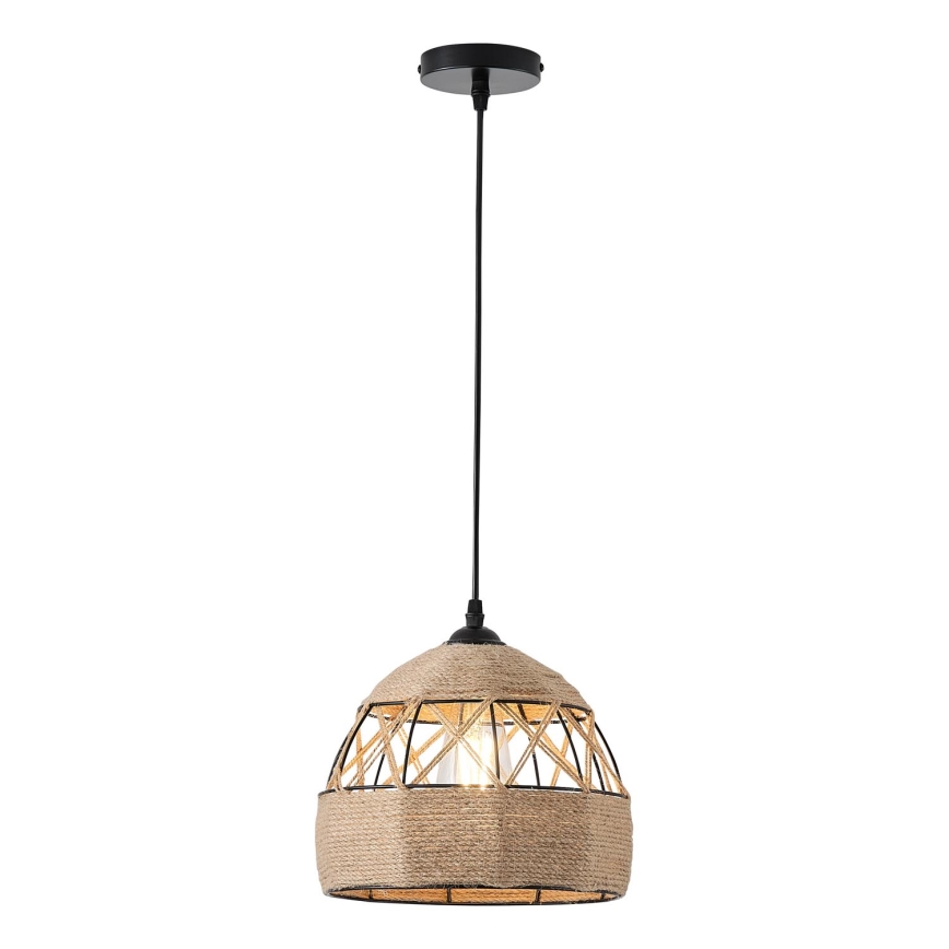 Candeeiro suspenso 1xE27/15W/230V bege
