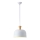 Candeeiro suspenso 1xE27/15W/230V branco