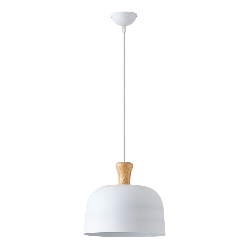 Candeeiro suspenso 1xE27/15W/230V branco