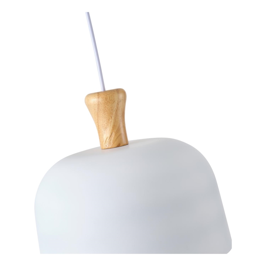 Candeeiro suspenso 1xE27/15W/230V branco