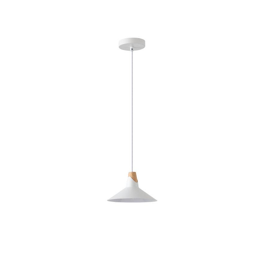 Candeeiro suspenso 1xE27/15W/230V branco