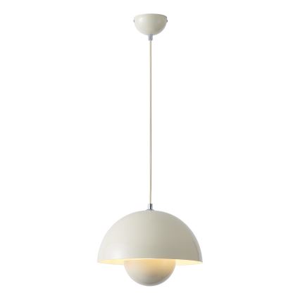 Candeeiro suspenso 1xE27/15W/230V branco