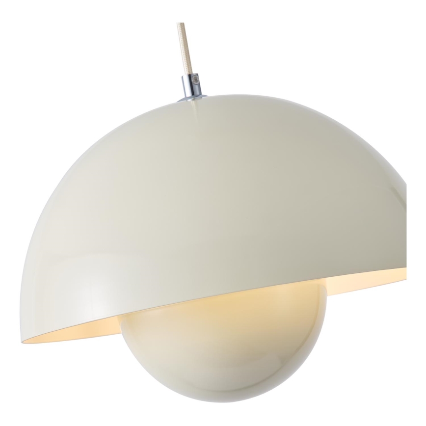 Candeeiro suspenso 1xE27/15W/230V branco