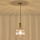 Candeeiro suspenso 1xE27/15W/230V castanho diâmetro 20 cm