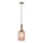 Candeeiro suspenso 1xE27/15W/230V castanho pr. 13 cm