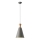 Candeeiro suspenso 1xE27/15W/230V cinzento diâmetro 20 cm