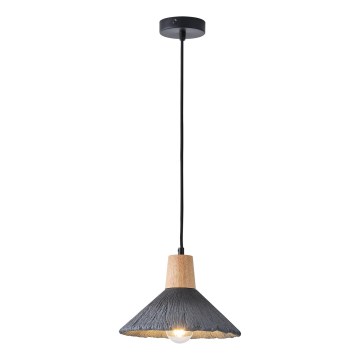 Candeeiro suspenso 1xE27/15W/230V cinzento