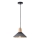 Candeeiro suspenso 1xE27/15W/230V cinzento