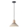 Candeeiro suspenso 1xE27/15W/230V creme