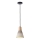 Candeeiro suspenso 1xE27/15W/230V creme