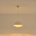 Candeeiro suspenso 1xE27/15W/230V creme
