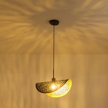 Candeeiro suspenso 1xE27/15W/230V preto