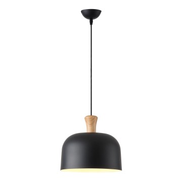 Candeeiro suspenso 1xE27/15W/230V preto