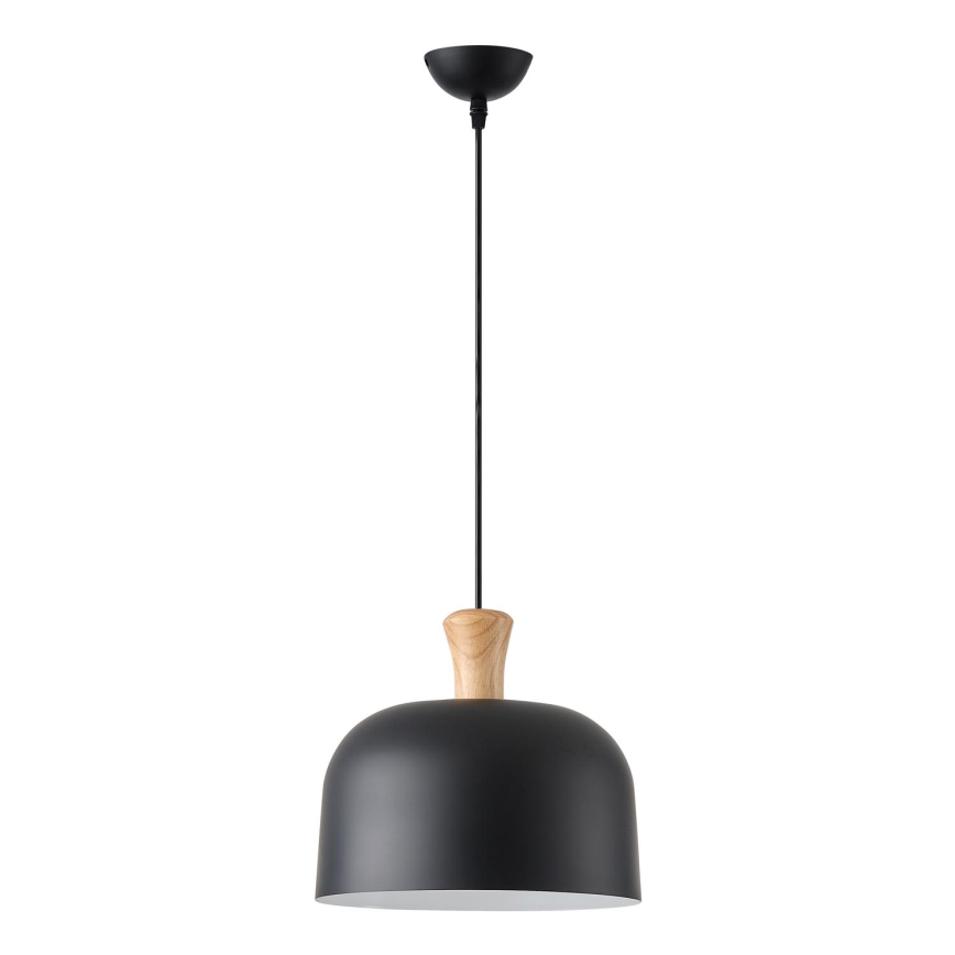Candeeiro suspenso 1xE27/15W/230V preto