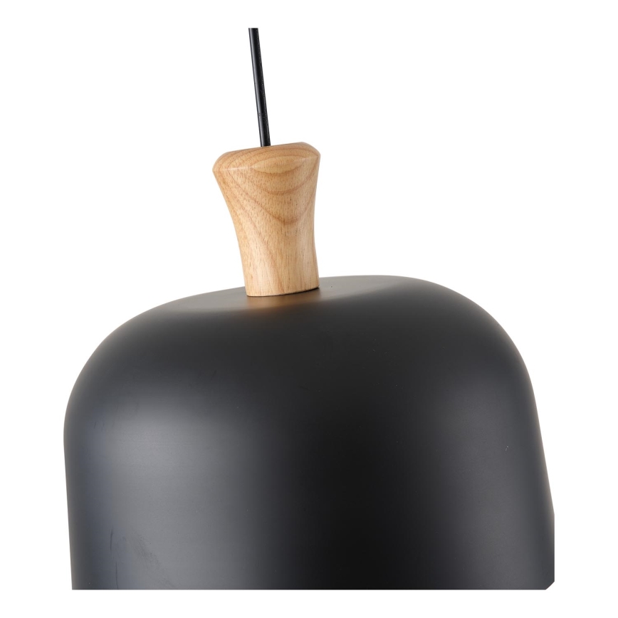 Candeeiro suspenso 1xE27/15W/230V preto
