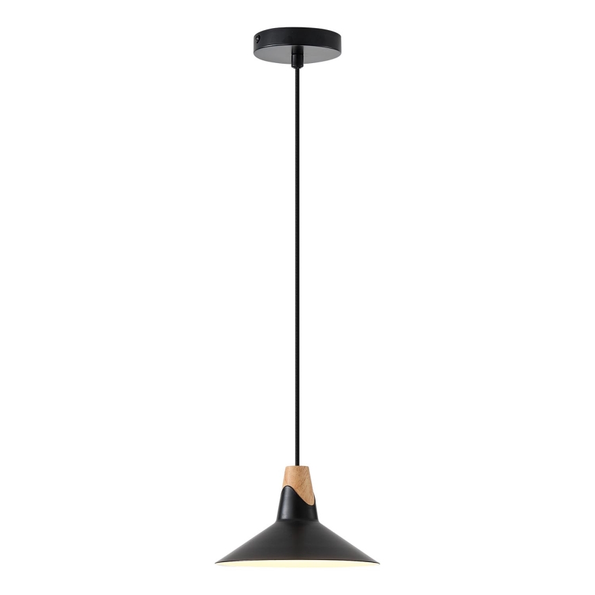 Candeeiro suspenso 1xE27/15W/230V preto