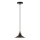 Candeeiro suspenso 1xE27/15W/230V preto
