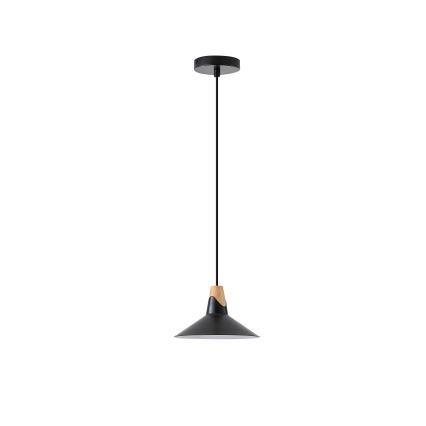 Candeeiro suspenso 1xE27/15W/230V preto