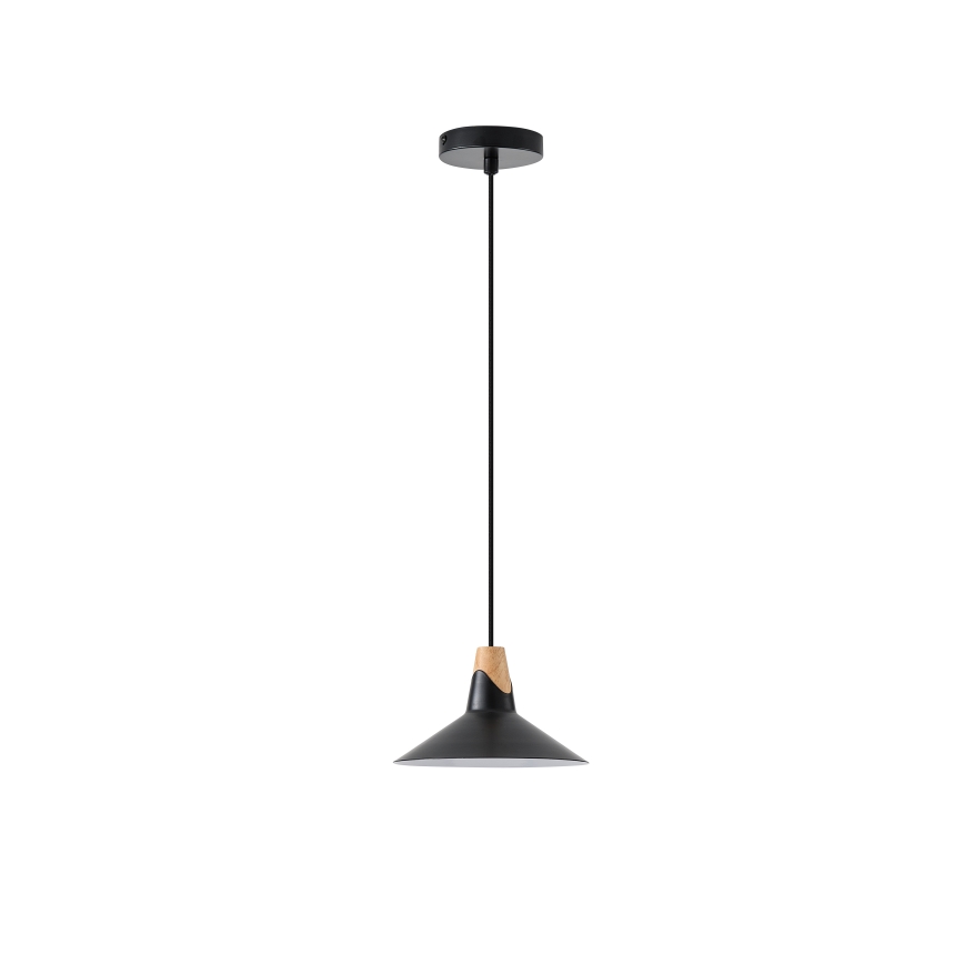 Candeeiro suspenso 1xE27/15W/230V preto