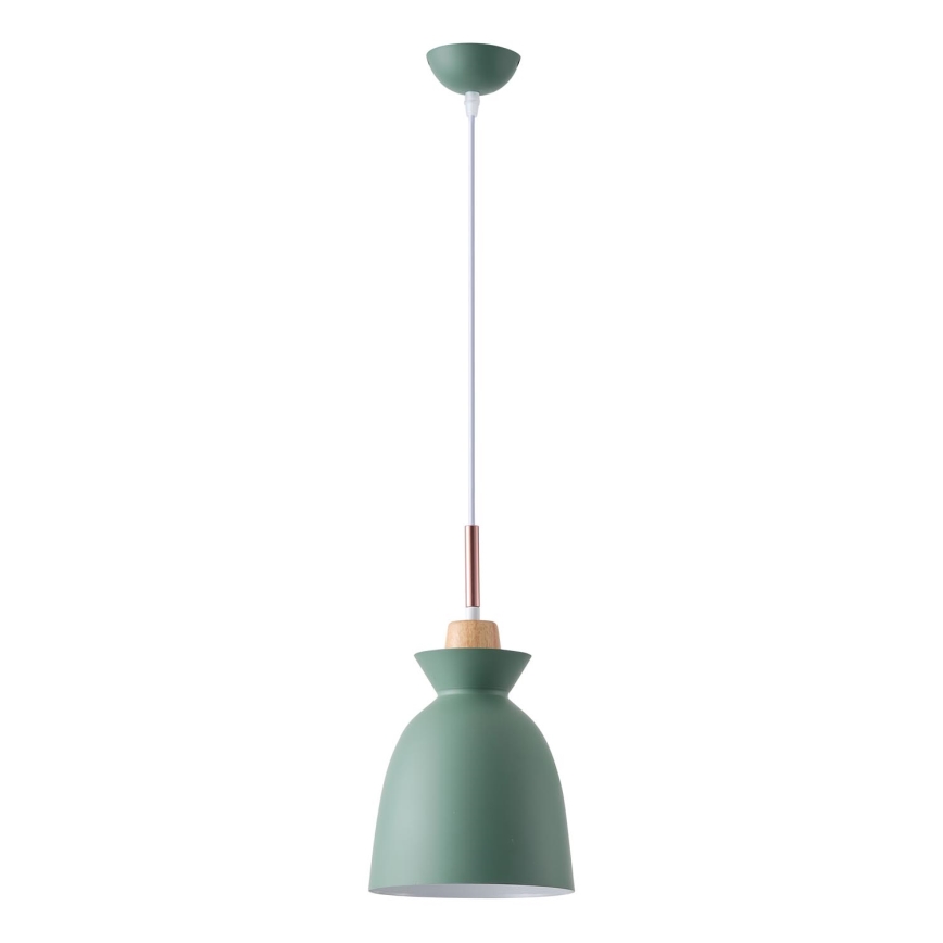 Candeeiro suspenso 1xE27/15W/230V verde