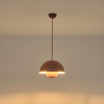 Candeeiro suspenso 1xE27/15W/230V vermelho