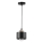 Candeeiro suspenso 1xE27/35W/230V diâmetro 12 cm preto/dourado