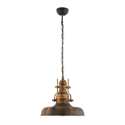 Candeeiro suspenso 1xE27/40W/230V bronze