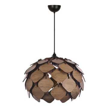 Candeeiro suspenso 1xE27/40W/230V castanho