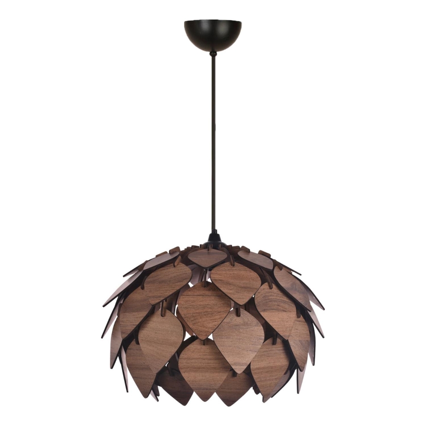 Candeeiro suspenso 1xE27/40W/230V castanho