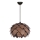 Candeeiro suspenso 1xE27/40W/230V castanho