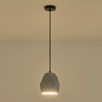 Candeeiro suspenso 1xE27/40W/230V cinzento