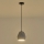 Candeeiro suspenso 1xE27/40W/230V cinzento