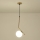 Candeeiro suspenso 1xE27/40W/230V latão