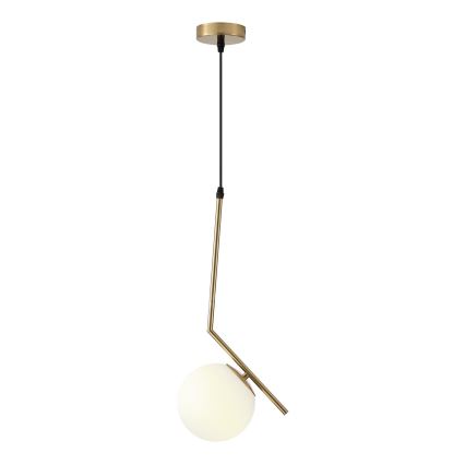 Candeeiro suspenso 1xE27/40W/230V latão